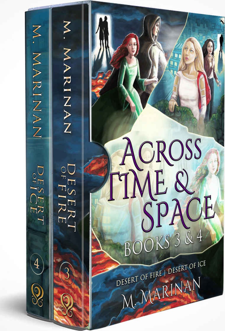 Desert of Fire & Desert of Ice book collection: Across Time & Space books 3 & 4