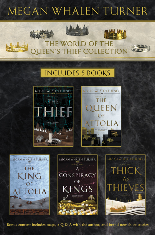 World of the Queen's Thief Collection: The Thief, the Queen of Attolia, the King of Attolia, a Conspiracy of Kings, Thick as Thieves
